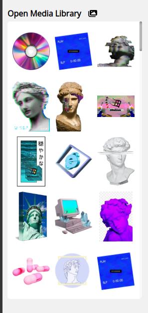 New Icon Palette vaporwave