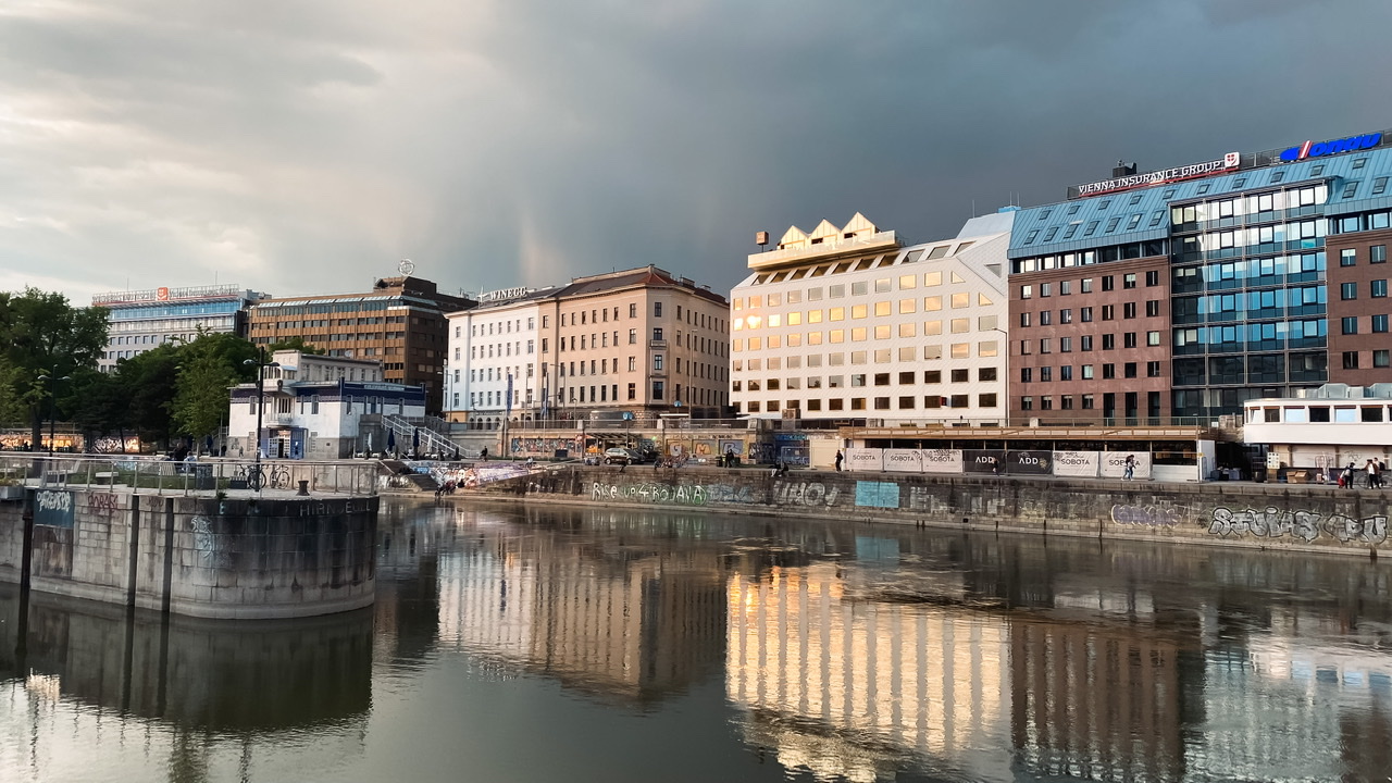 Wien Donaukanal View